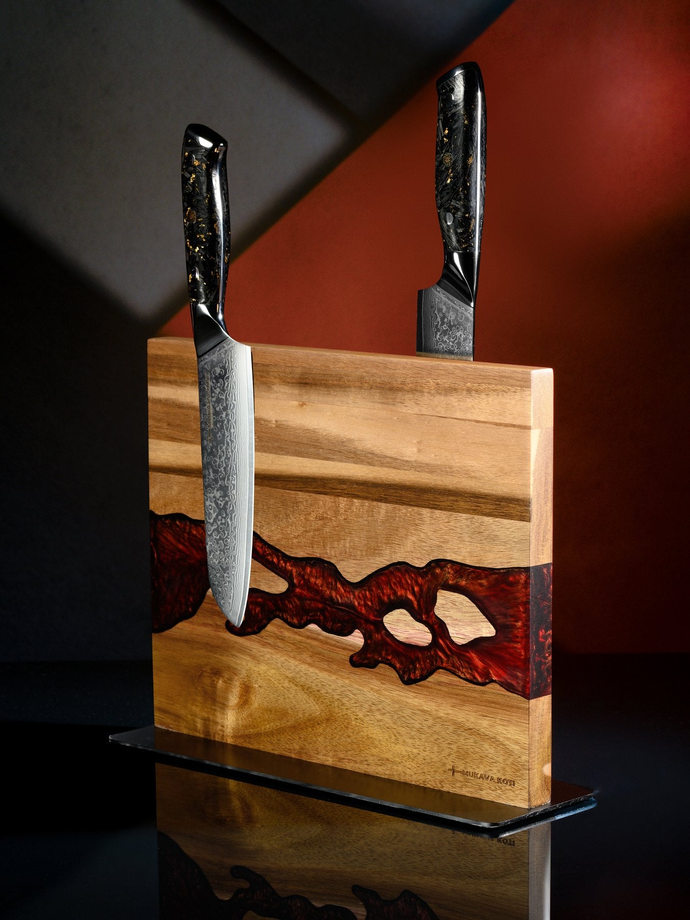 Soporte magnético para cuchillos — Rojo