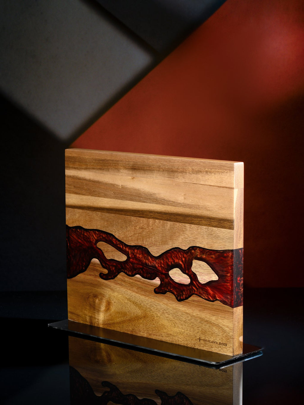 Soporte magnético para cuchillos — Rojo