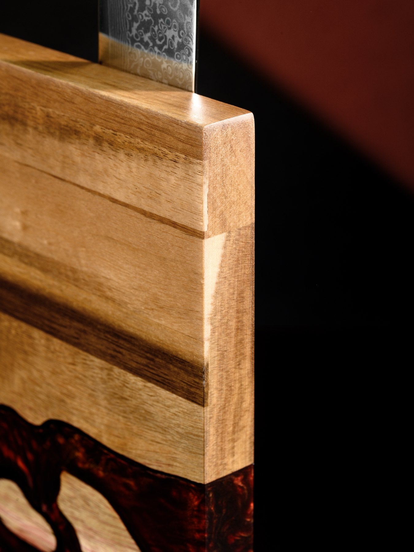 Soporte magnético para cuchillos — Rojo