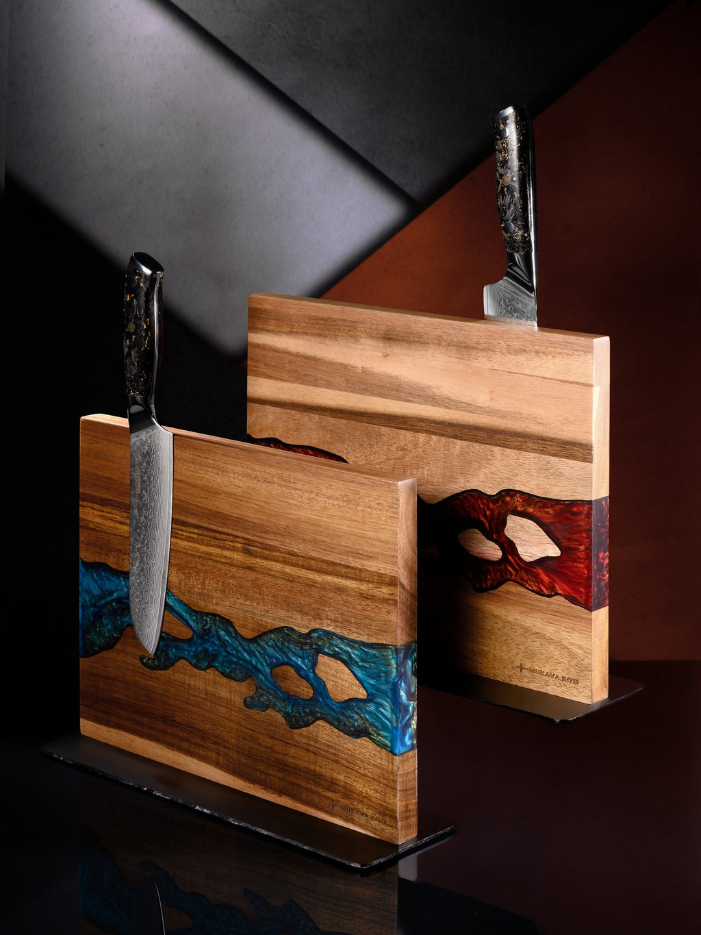 Soporte magnético para cuchillos — Azul